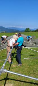 Delovne akcija - postavitev šotora - 28.05.2023