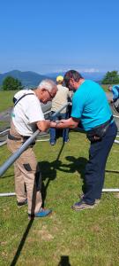 Delovne akcija - postavitev šotora - 28.05.2023